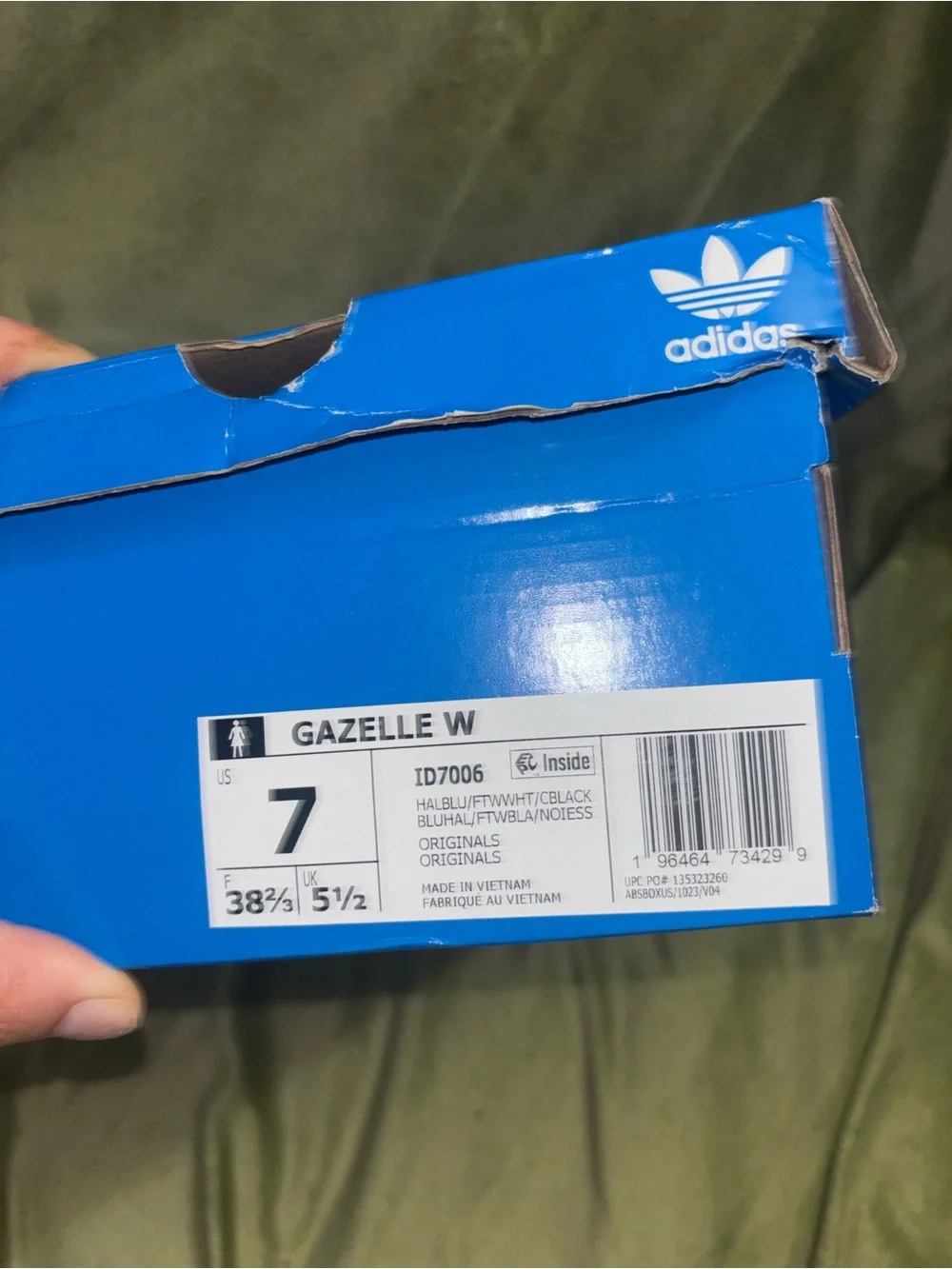 adidas Kids Suede Sneakers in Pale Peach with White Stripes